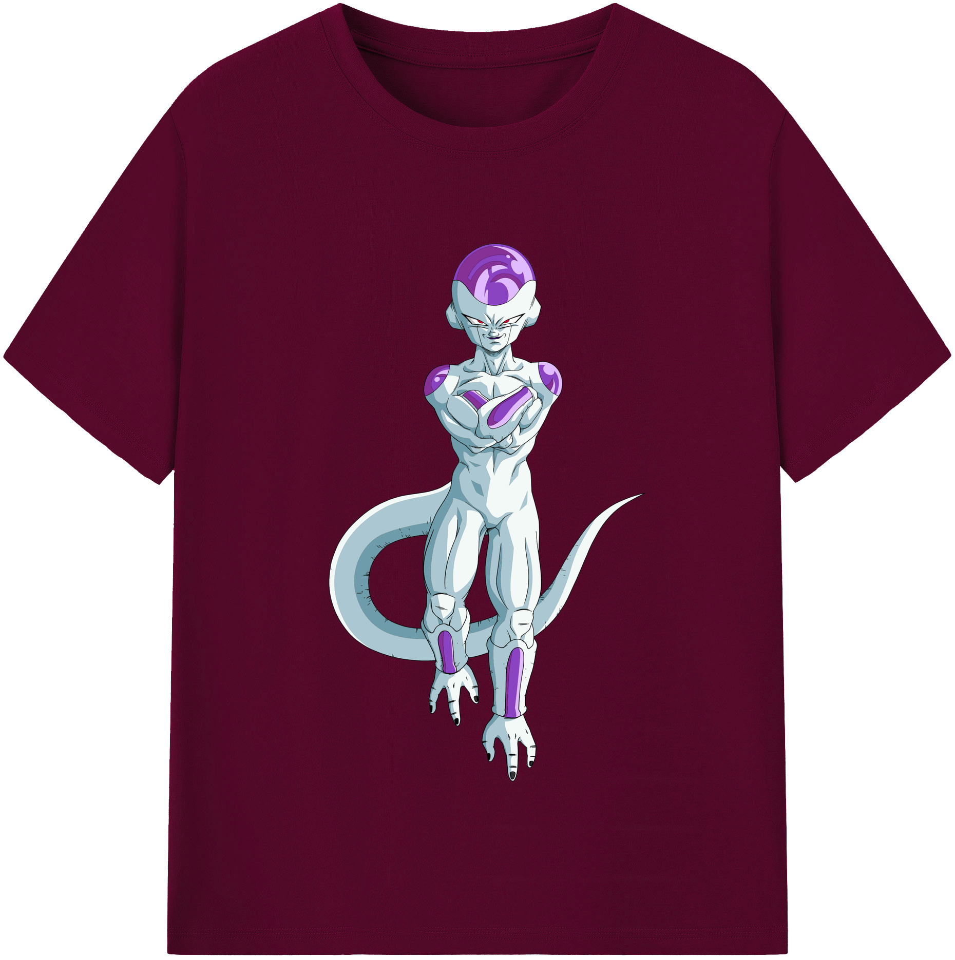 （画像用） ドラゴンボール フリーザ DRAGON BALL Frieza レディースカジュアルプリントTシャツ（綿100％）